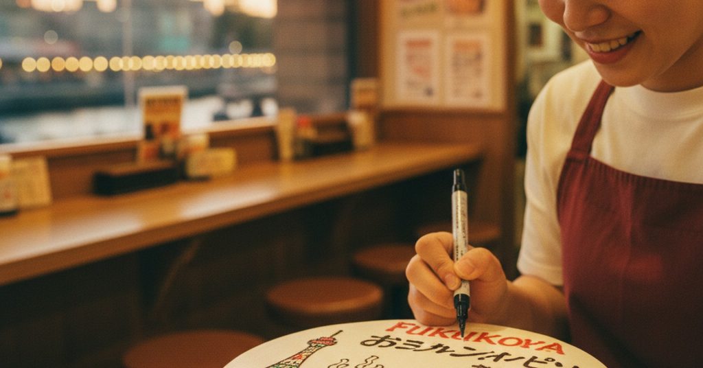 ケーキがアートになる？福岡市中央区で話題の「お絵描きスイーツ」