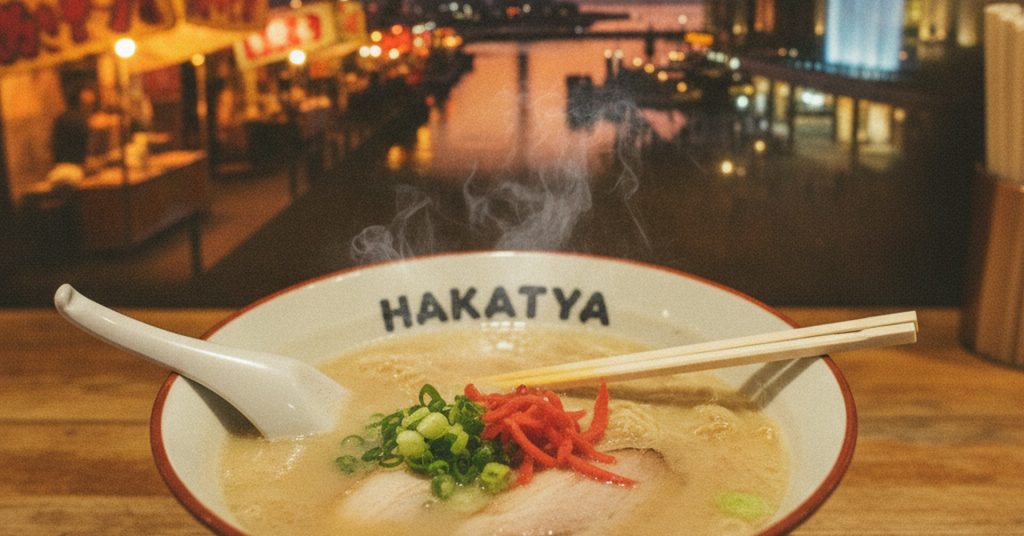 一杯290円！博多ラーメン「はかたや」堅粕店のこだわり