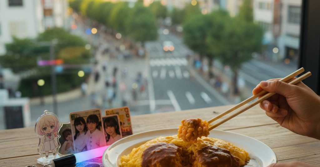福岡パルコ「みのりカフェ」でオムカレーを堪能、推し活にもぴったり