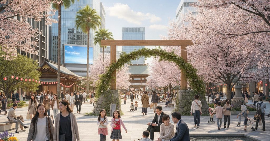 博多駅前に「明治公園」が開園、新たなにぎわい拠点に