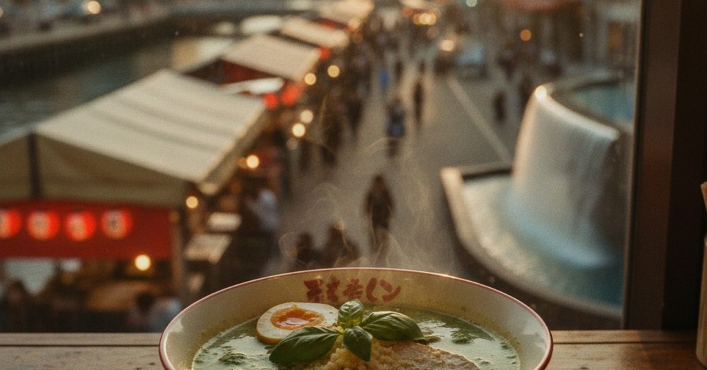 福岡で注目のジェノベーゼラーメン