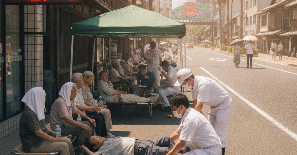 博多区で40.4℃ 記録、熱中症搬送者11人に